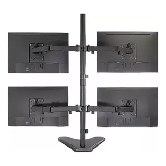 Rack Soporte Escritorio Exclusivo Para 4 Monitores De 13-32