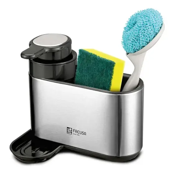 Dispensador De Jabon Líquido - Organizador Lavadero Facusa Color Imagen | Cuotas sin interés