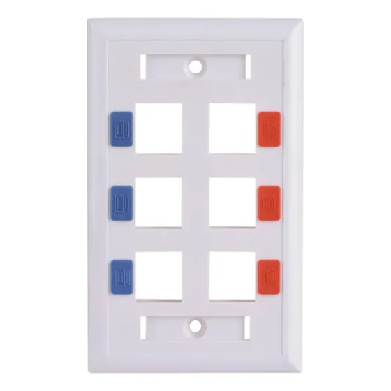 Placa De Pared Tvc A1756e De 4 Salidas Tipo Keystone