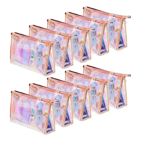 10 Bolsas De Maquillaje Holográficas, Bolsa De Maquillaje