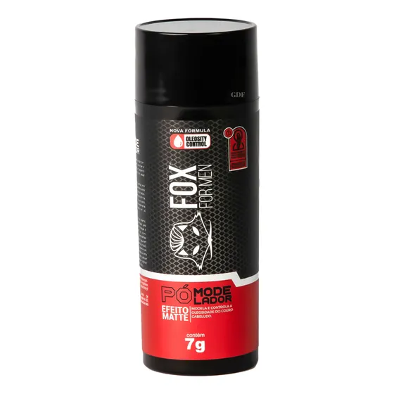 Pomada Em Pó Masculina Fox For Men Efeito Matte 7g