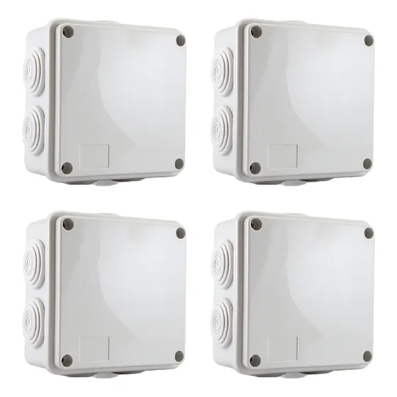 Kit De 4 Cajas Nema Marca Enson 10x10x5 Cm Ip66