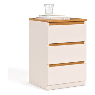 Mesa De Cabeceira Retrô Quarto Decoração 3 Gavetas - Cores Mesa De Cabeceira Retrô Quarto Decoração 3 Gavetas - Cores