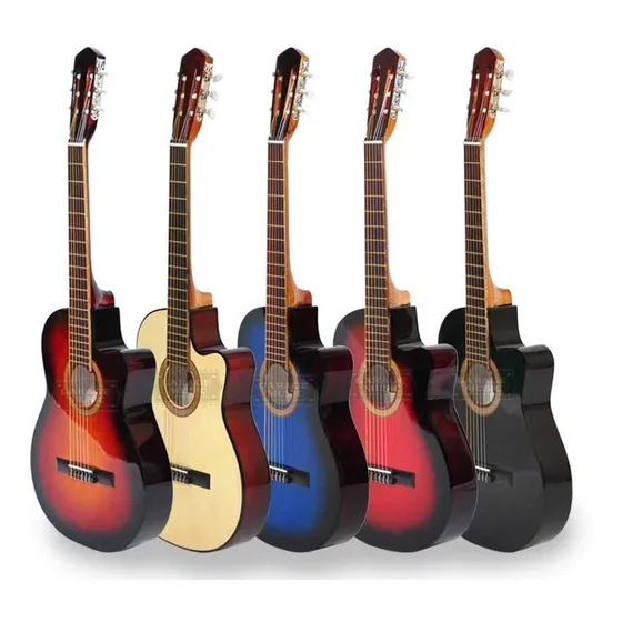 Guitarra Electro Criolla Clasica Media Caja Corte Pua Curso