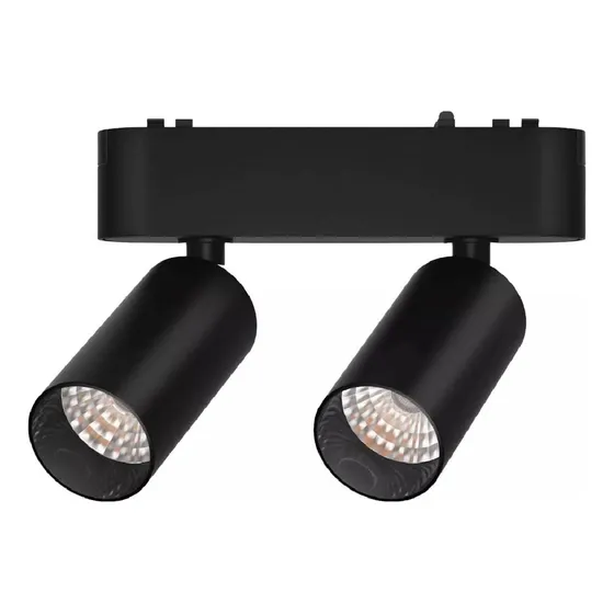 Cabezal Doble Antideslumbre Dim 10w 24° Riel Skyline Diseño