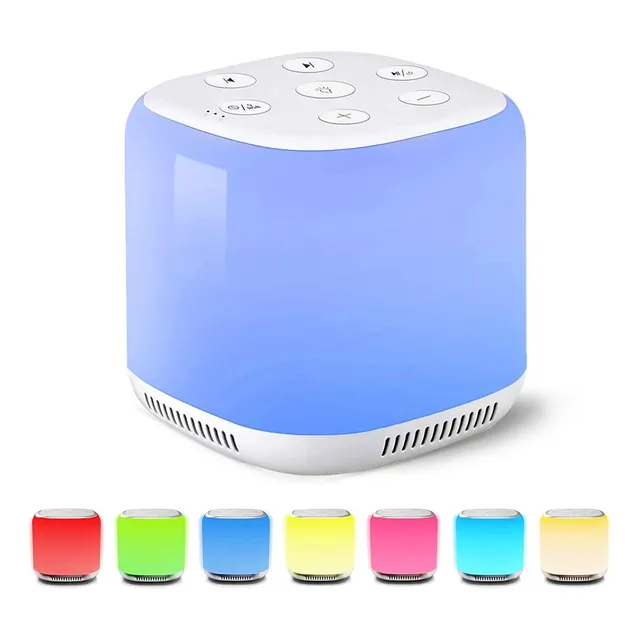 Máquina De Ruido Blanco Bebes Adultos Para Dormir Multicolor