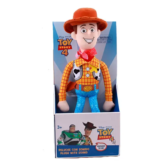Peluche Disney Toy Story Woody 35cm Con Sonidos - El Rey