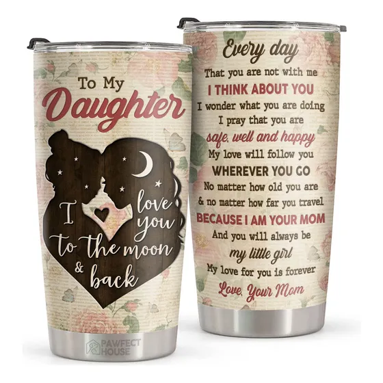 Pawfect House Vaso Simple Moderno 20 Onza  I Love You To