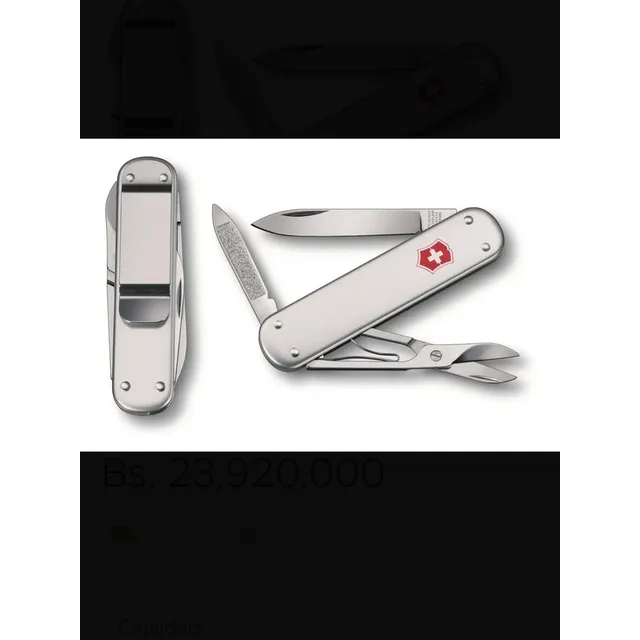 Navaja Portabilletes Victorinox Money Clip Usada