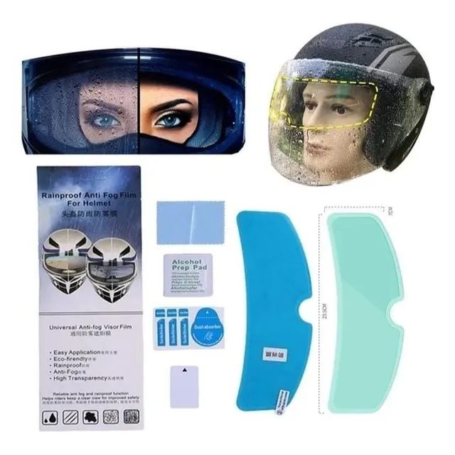 Antilluvia Pelicula Adhesiva Para Casco Moto