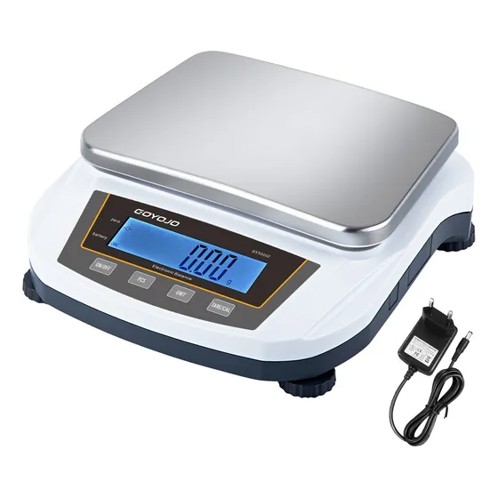 Goyojo Balanza Analitica De Laboratorio De Alta Precision , báscula de laboratorio digital, 5000 g, sensibilidad 0,01 g, (g/ct/oz/lb), adecuada para laboratorio, escuela, ciencia, joyería, cocina