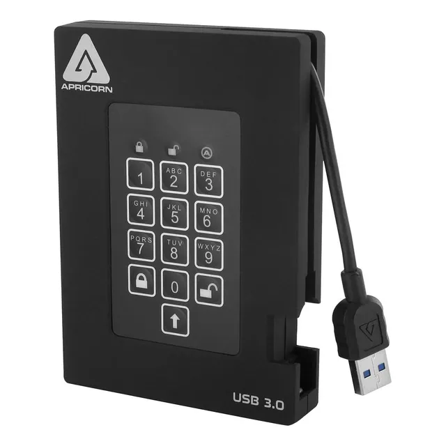 Apricorn Fortaleza De Memoria  Aegis 2 , 2tb Usb 3.0