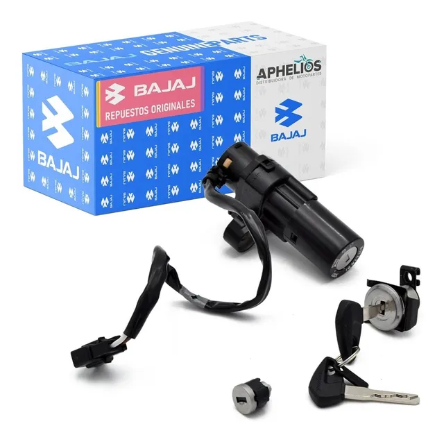 Kit Cerradura Switch Bajaj Original Dom 250 Pulsar Rs As 200