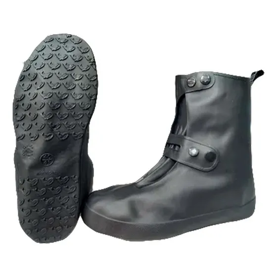 Bota Zapato Impermeable Siliconado Corto Con Broche