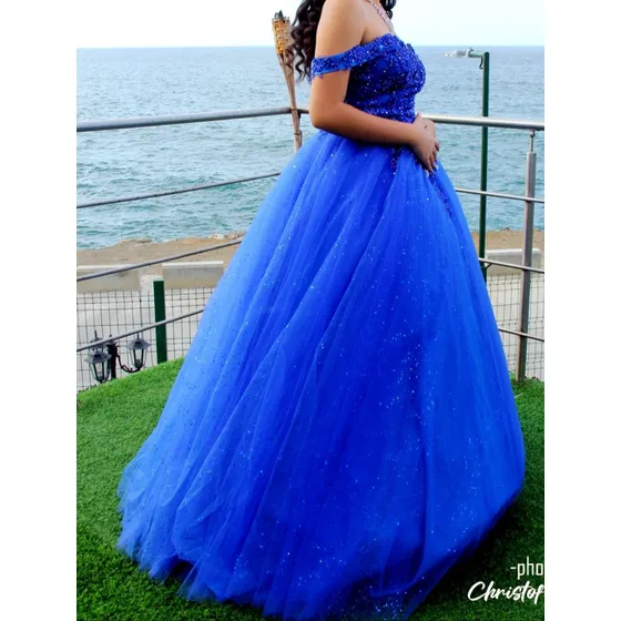 Vestido De 15 Años Azul Rey