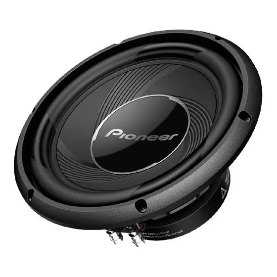 Parlante tipo subwoofer Pioneer TS-A25S4 para auto/camioneta color negro 9.843" x 9.843" x 10 " x 1 unidad