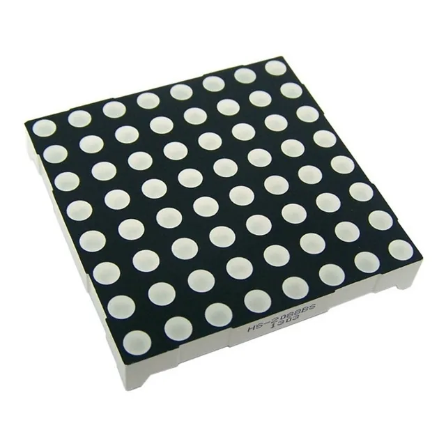 Matriz 8x8 Led 5mm Rojo Display 2088as 64 Leds Nubbeo