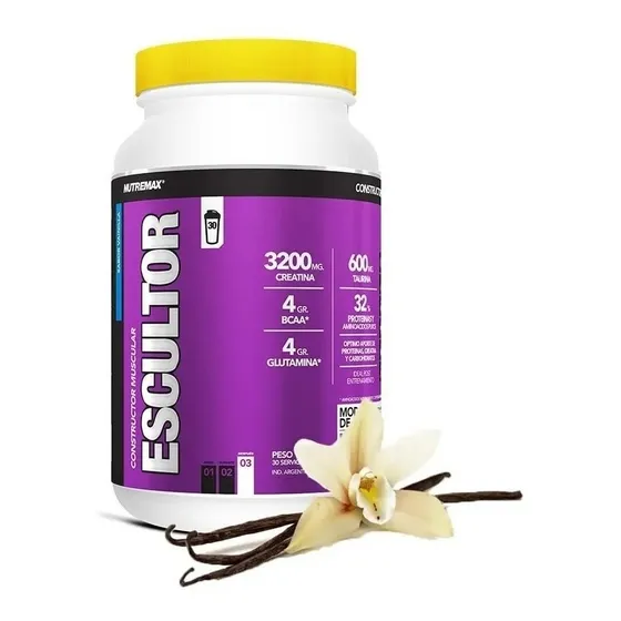 Nutremax Escultor Proteina + Creatina 1500g Sabor Vainilla