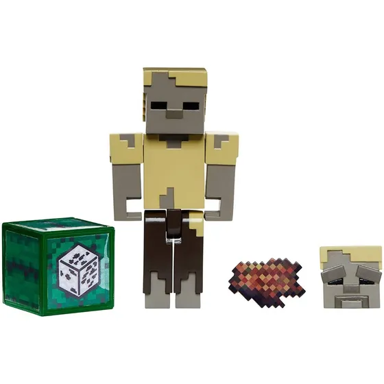 Minecraft Figuras De Acción Originales De Mattel Juguete
