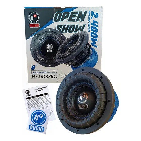Bajo Woofer 8 Pulgadas 2.400w (doble Bobina)