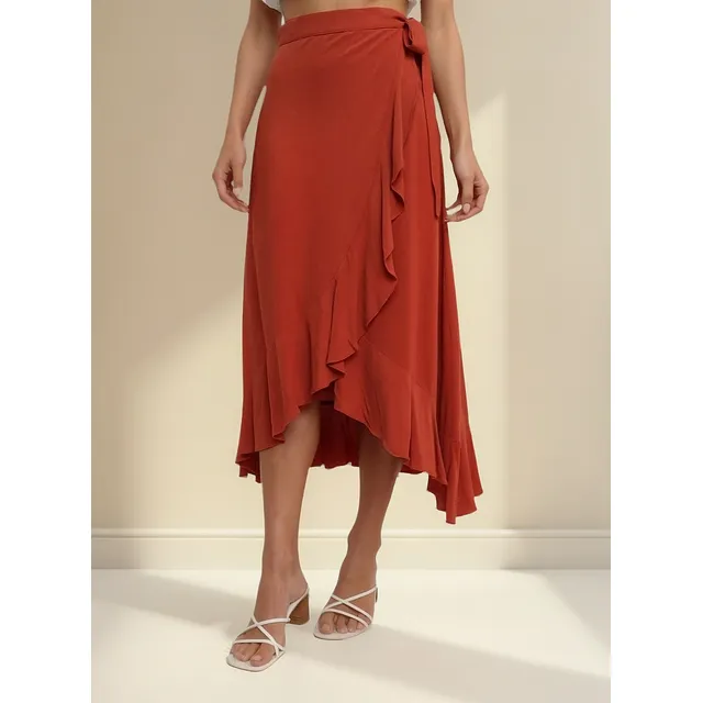 * Maxi Falda Casual Atenas