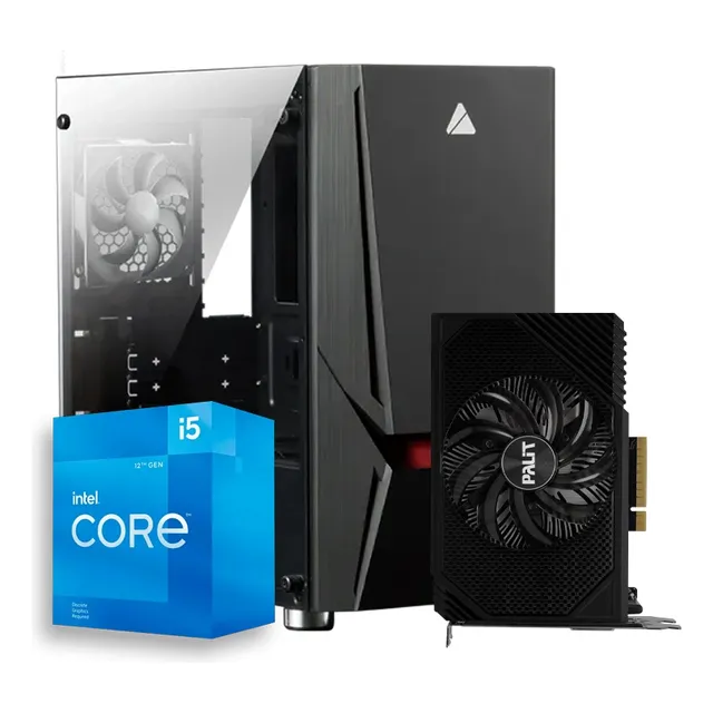 Pc Armada Gamer I5 12400f Rtx 3050 H610m 16gb Ddr4 512gb M.2