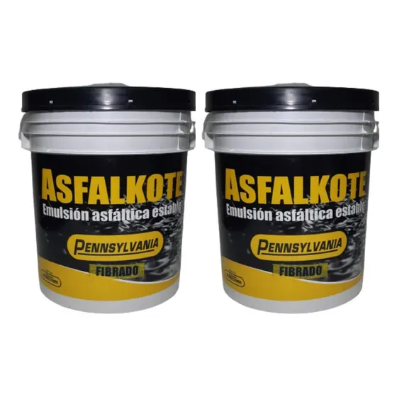 Impermeabilizante Fibrado Asfalkote 18k + 18k