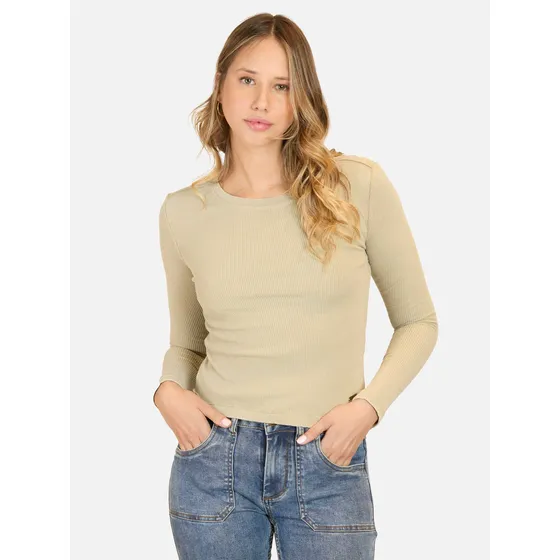 Polera Ml Shoreline Verde Mujer Maui And Sons