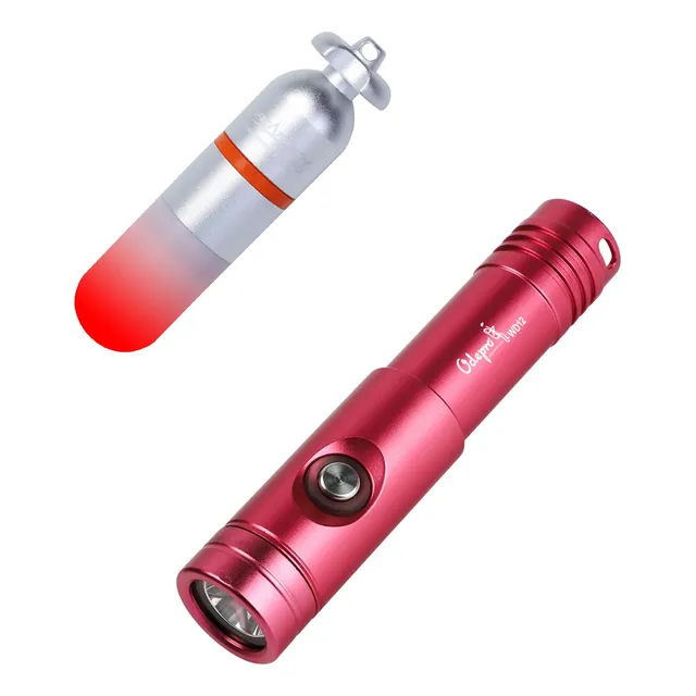 Orcatorch Sd01 Buceo Tanque Marcador Luz Roja Wd12 Combo