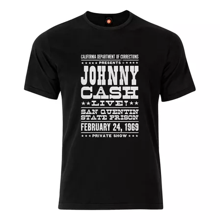Remera Estampada Varios Diseños Johnny Cash Show Vivo 