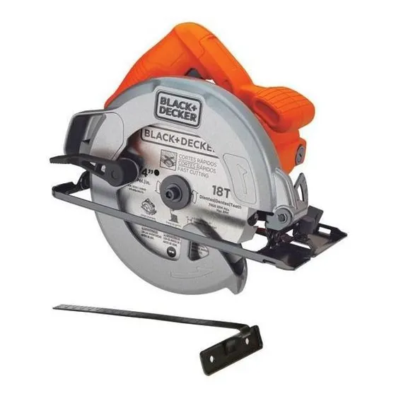 Sierra Circular 1400w + Disco Black & Decker Cs1004-b3