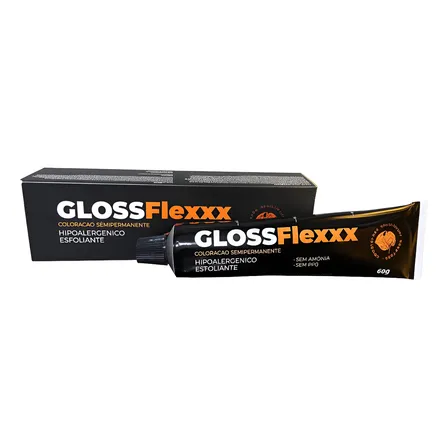 Coloração Gloss Flexxx 60g - Cobertura Brancos Express Única 3 A 10