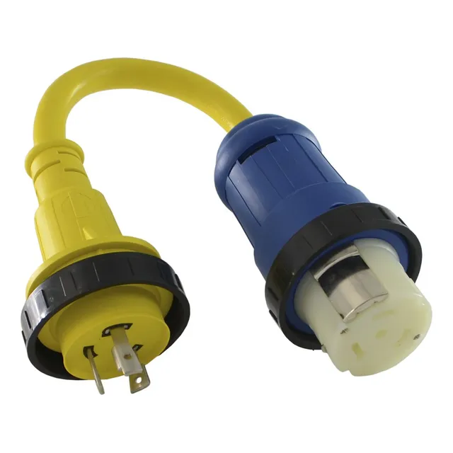 Adaptador 30 Amp A 50 Amp 125/250v Pigtail Cable Marinero