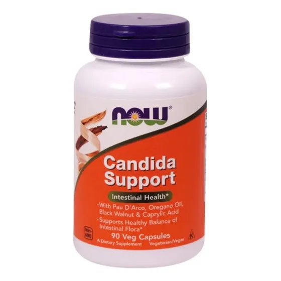 Suplemento en cápsulas NOW Candida Support en botella de 90 unidades | Cuotas sin interés