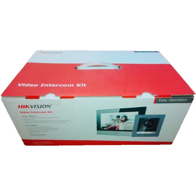 Kit Video Portero Ip Full Hd Hikvision Ds-kis602 App Color Gris