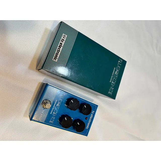 Pedal Tc Electronic Fluorescence Shimmer Reverb Azul Acero