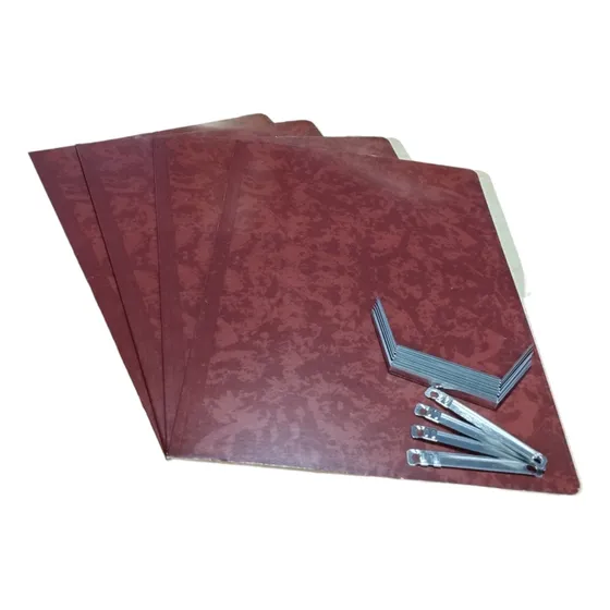 Carpeta Marrón Brillante Oficio Con Ganchos  X 25 Unidades
