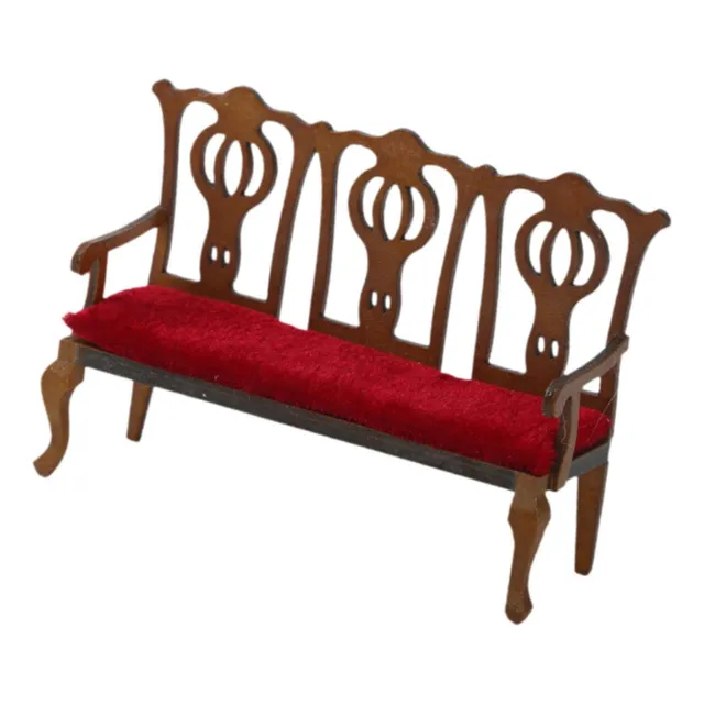 Silla De Madera De Casa De Muñecas 1/12 Silla De Asientos