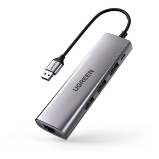 Concentrador Ugreen Usb3.0 Con Rj45 Gigabit Ethernet Concentrador Ugreen Usb3.0 Con Rj45 Gigabit Ethernet