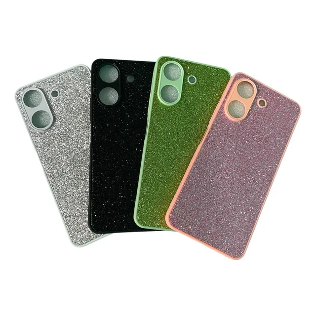 Funda Glitter Para Redmi 13c Poco C65 + Vidrio Full Cover