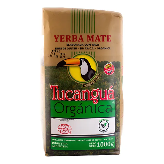 Yerba Mate Tucanguá Orgánica 1kg X10