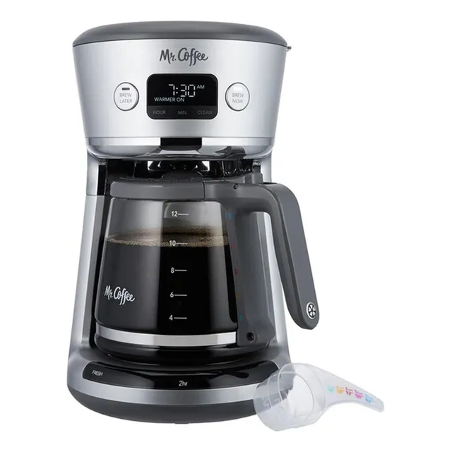 Cafetera Programable De 12 Tazas Sr. Coffee Easy Measure...