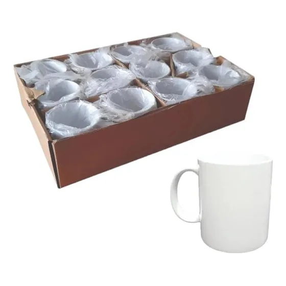Tazas De Cerámica Blanca Para Sublimar 11oz