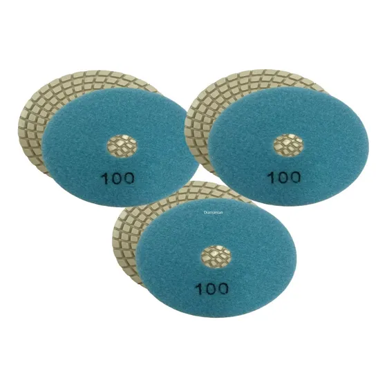 3 Lixa Diamantada Grão 100 Porcelanato Granito Marmoraria