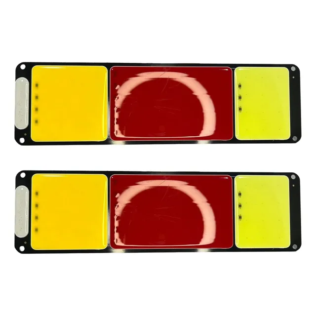 Kit X2 Faros Traseros Led Trailer Camión Acoplado 12v Chato