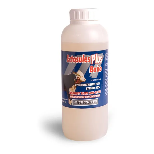 Ectosules Plus Baño Garrapaticida 1 Lt. Microsules