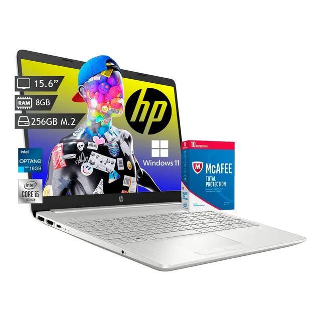 Laptop Hp 15-dw1058la I5-10210u 256gb 8gb Ram + 16gb Optane
