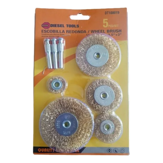 Cepillos De Alambre Para Taladros 8 Piezas