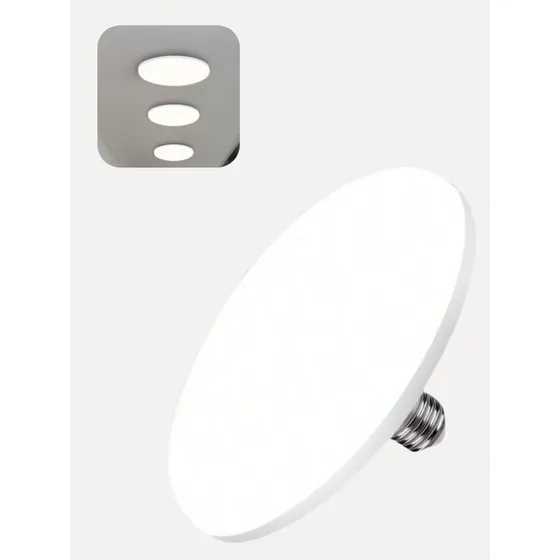 Plafon Led 40w Empotrable Luz Blanca 6500k Redondo Di