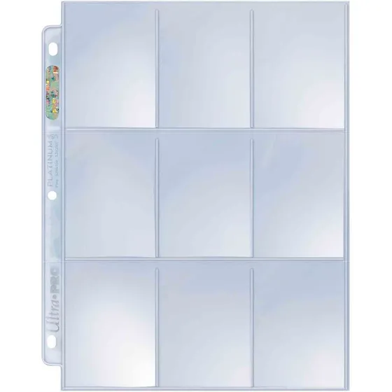 Folios Para Cartas De 9 Bolsillo Ultra Pro Platinum X 10 Uni